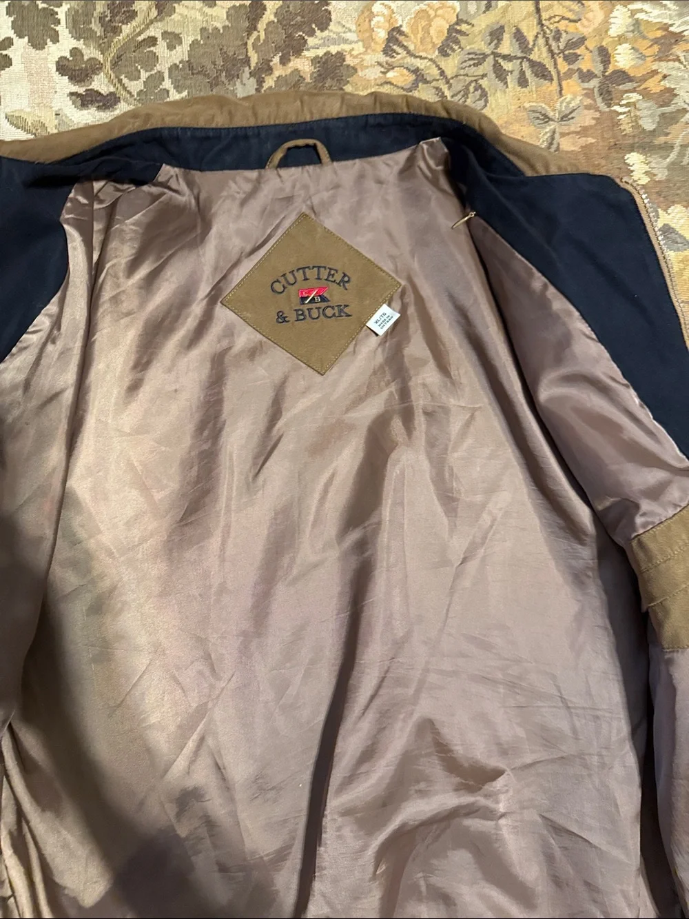 Men's Brown Zip-Front Jacket